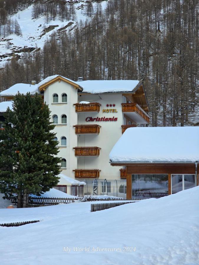 Wellness- Und Schneesporthotel Christiania Saas-Almagell Eksteriør bilde